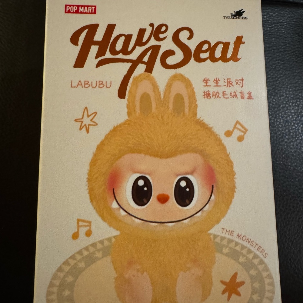 Pop Mart Labubu 'Have A Seat' Figure - Ququ- sealed, unopened.